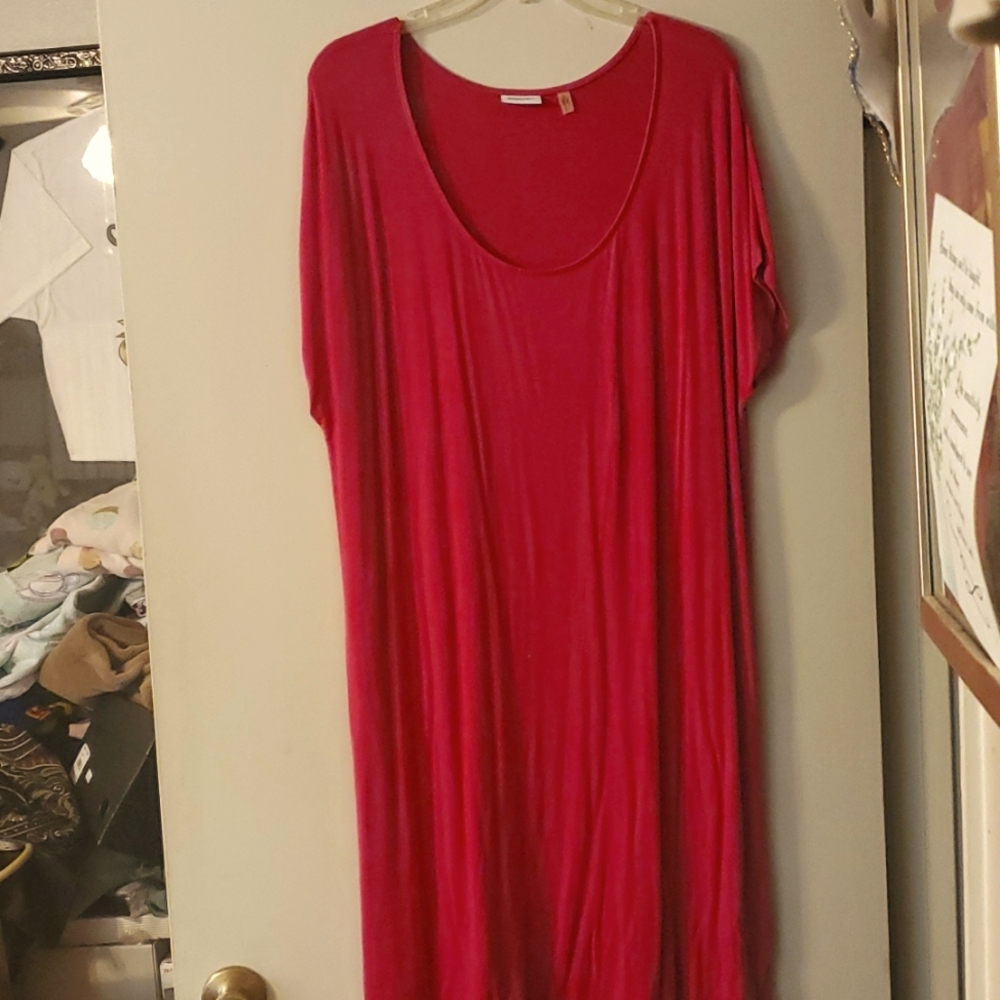Pink DKNY summer jersey dress